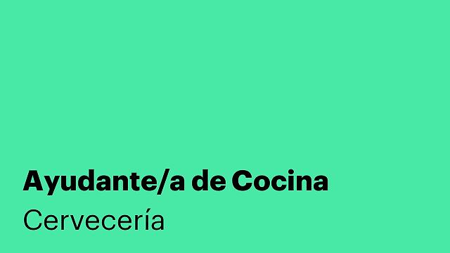 Ayudante/a de Cocina