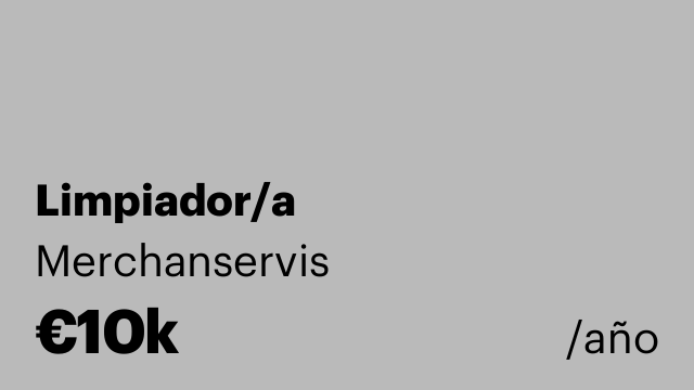 Limpiador/a