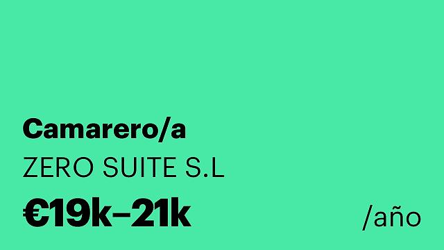 Camarero/a