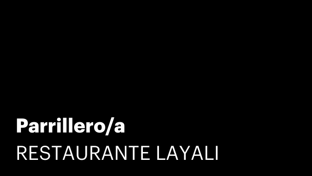 Parrillero/a