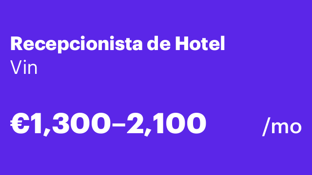 Recepcionista de Hotel