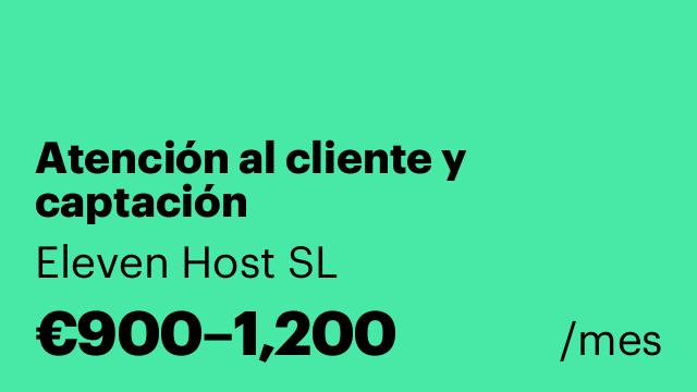 Atención al cliente y captación