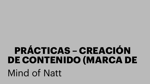 🎥 PRÁCTICAS – CREACIÓN DE CONTENIDO (MARCA DE ROPA)