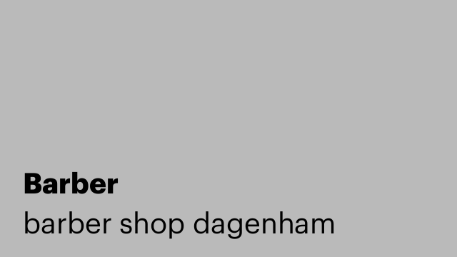 Barber