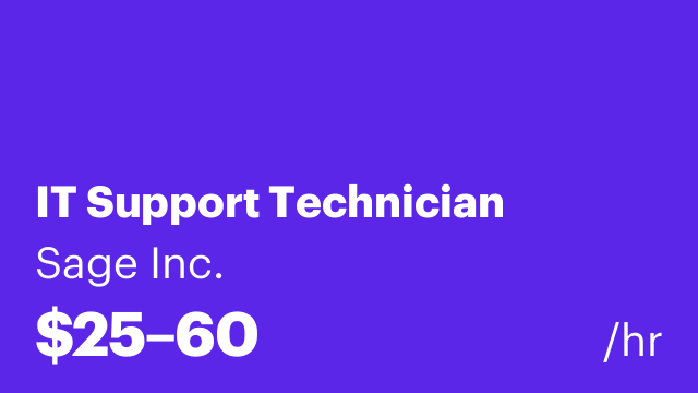 IT Support Technician