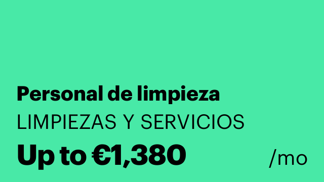 Personal de limpieza