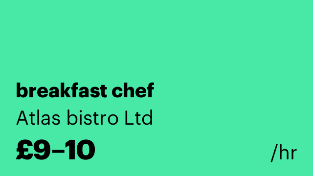 breakfast chef