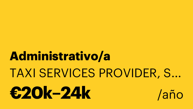 Administrativo/a