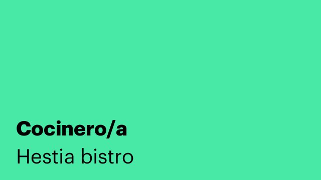 Cocinero/a