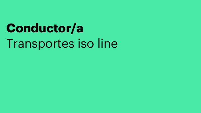 Conductor/a