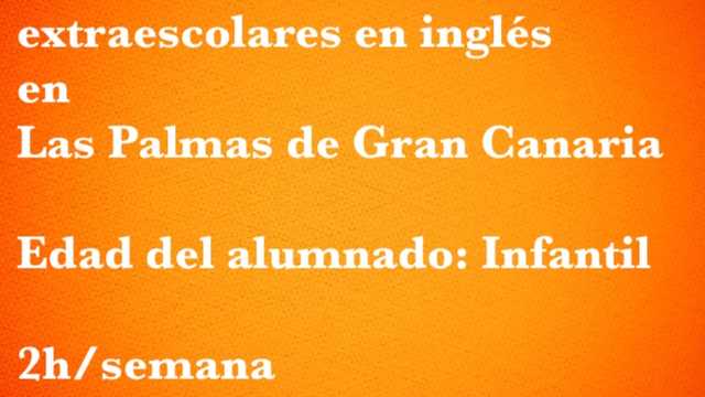 Monitor/a de inglés