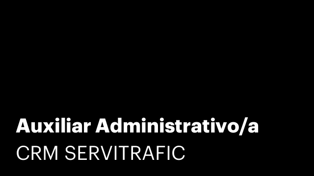 Auxiliar Administrativo/a