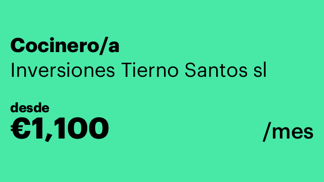 Cocinero/a