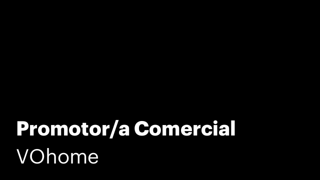Promotor/a Comercial
