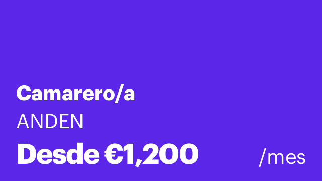 Camarero/a
