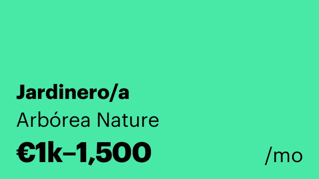 Jardinero/a