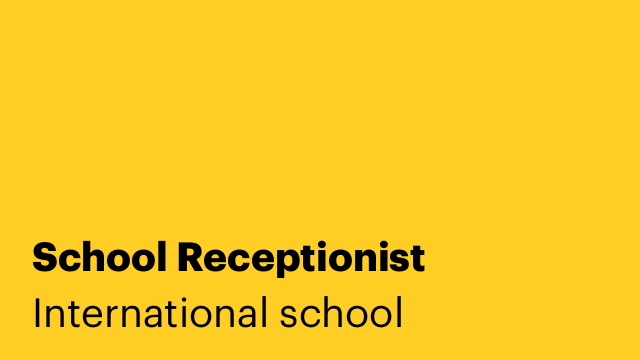 School Receptionist