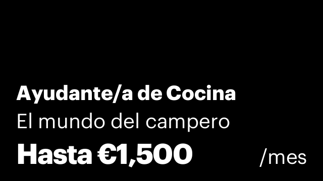 Ayudante/a de Cocina