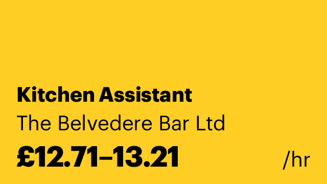 Kitchen Assistant