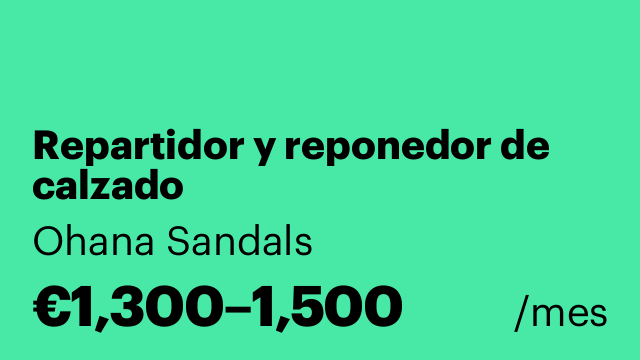 Repartidor y reponedor de calzado