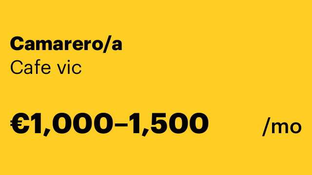 Camarero/a