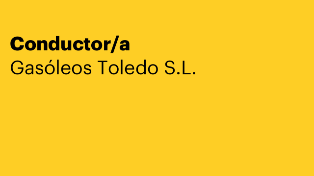 Conductor/a