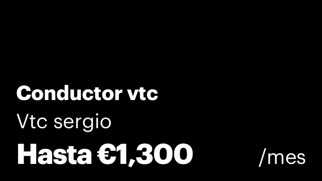 Conductor vtc