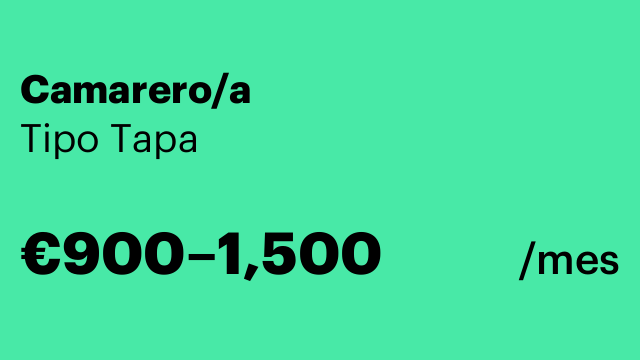 Camarero/a