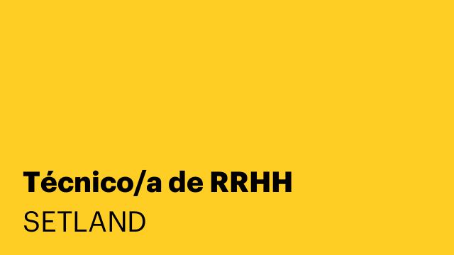 Técnico/a de RRHH
