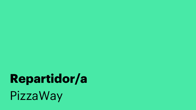 Repartidor/a