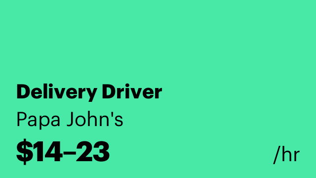 Delivery Driver