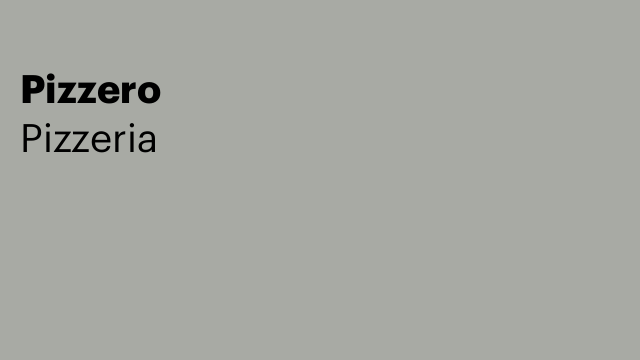 Pizzero