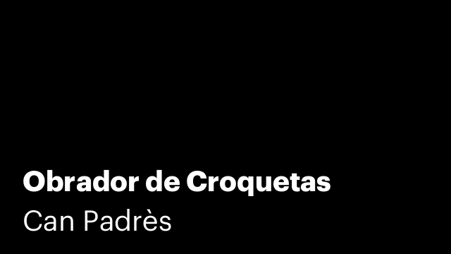 Obrador de Croquetas