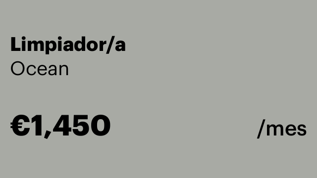 Limpiador/a
