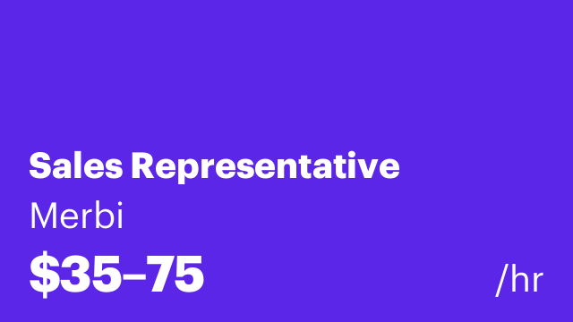 Sales Representative