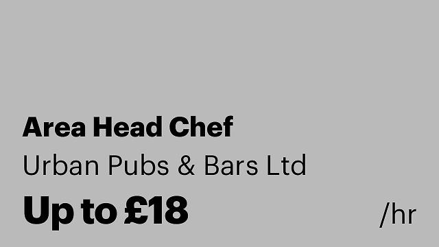 Area Head Chef