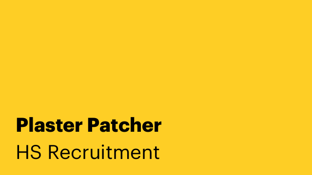 Plaster Patcher