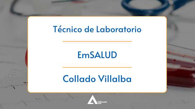 Técnico/a de laboratorio