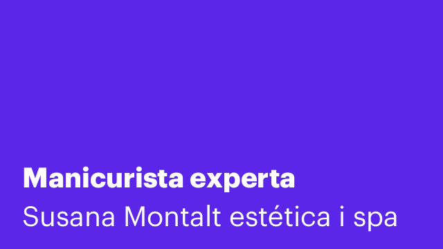 Manicurista experta