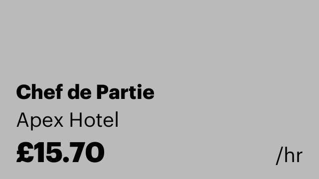 Chef de Partie