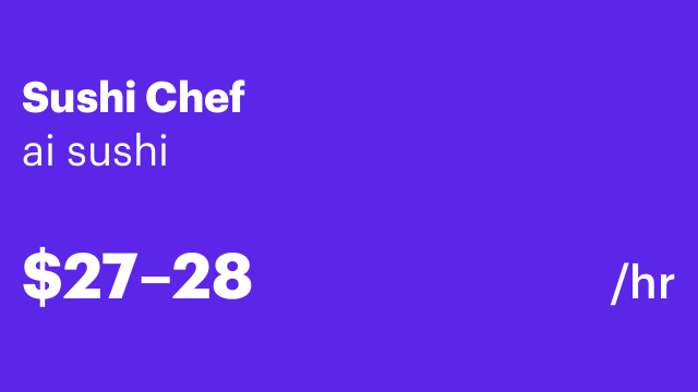 Sushi Chef