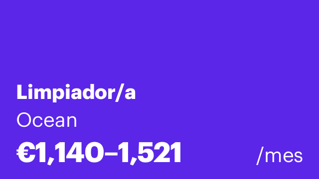 Limpiador/a