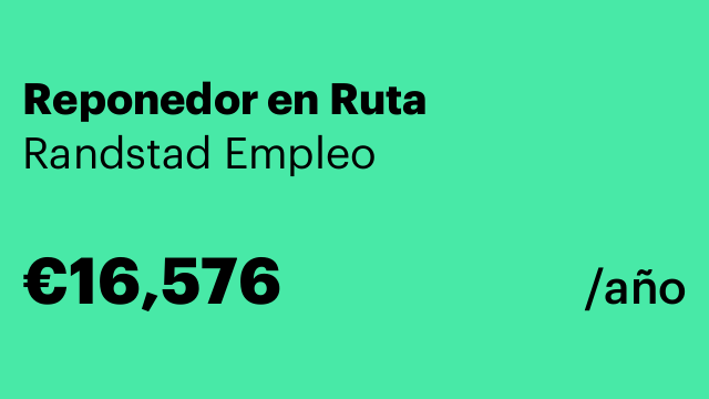 Reponedor en Ruta