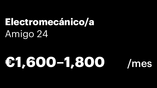 Electromecánico/a