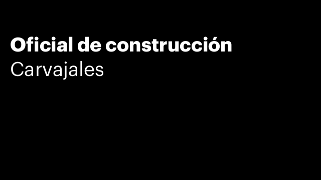 Oficial de construcción