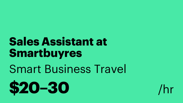 Sales Assistant at Smartbuyres