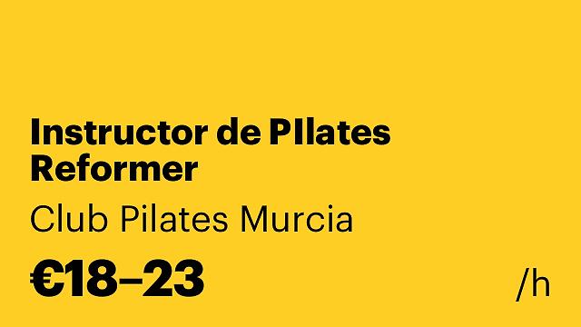 Instructor de PIlates Reformer
