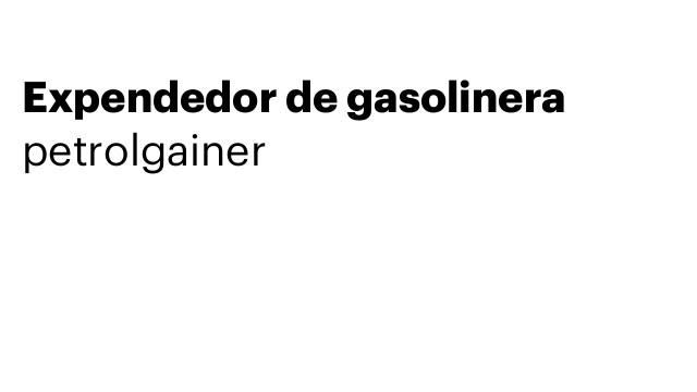 Expendedor de gasolinera