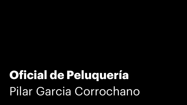 Oficial de Peluquería