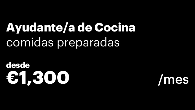 Ayudante/a de Cocina